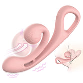 Vibrador de punto G de 3 velocidades y 6 frecuencias para estimulación íntima del clítoris